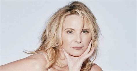 kim cattrall tits|Kim Cattrall, 67, sizzles in nude bodysuit as she promotes SKIMS